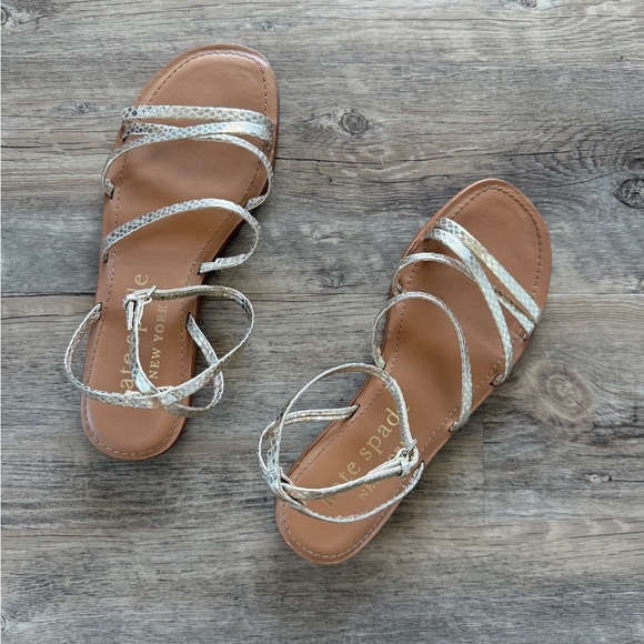 kate spade Shoes - Kate Spade Gold Cove Sandals
